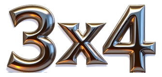 3x4 logo